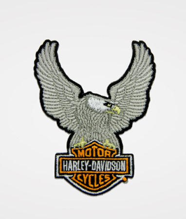 H-D KANGASMERKKI EAGLE BAR & SHIELD