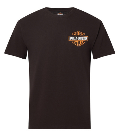 MIESTEN  H-D T-PAITA B&S LEFT CHEST