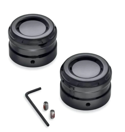 TAKA-AKSELIN MUTTERIEN SUOJAT, DOMINION/MUSTA - KIT,AXLE,COVER,NUT,REAR,BLACK
