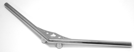 BONANZA HANDLE BAR FLAT CHR NEW STYLE TÜV 0388  WITHOUT DIMPLES/