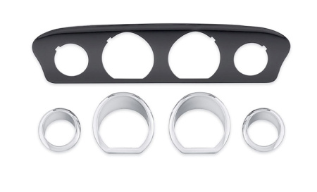 MITTARISTON KROMI LISTASARJA - GAUGE TRIM KIT, CHROME