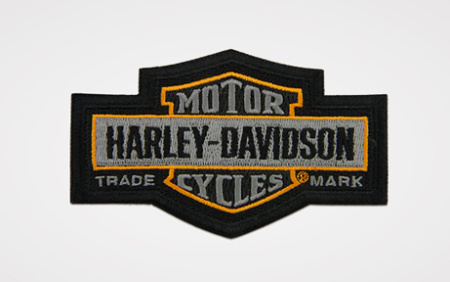 H-D KANGASMERKKI TRADEMARK BAR & SHIELD