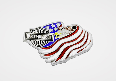 H-D PINSSI EAGLE FLAG