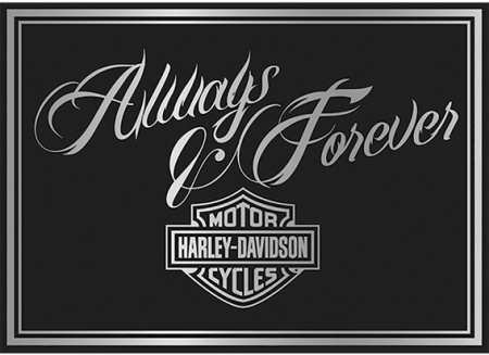 H-D ALWAYS & FOREVER -WEDDING CARD