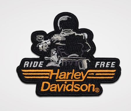 H-D KANGASMERKKI BURNIN´RUBBER