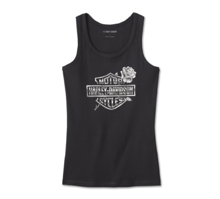 NAISTEN HIHATON H-D ROSE BAR&SHIELD PAITA