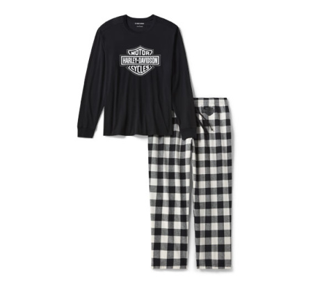 MIESTEN H-D BUFFALO CHECK -PYJAMASETTI