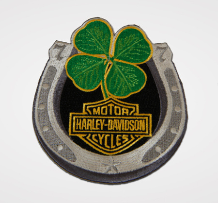 H-D KANGASMERKKI LUCKY HORSESHOE