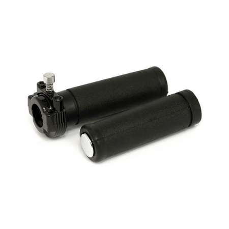 THROTTLE ASSY WITH GRIPS, DUAL CABLE