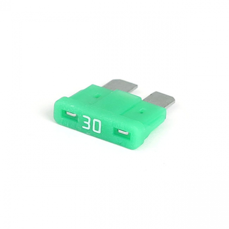 ATC fuse with LED indicator. Green, 30A