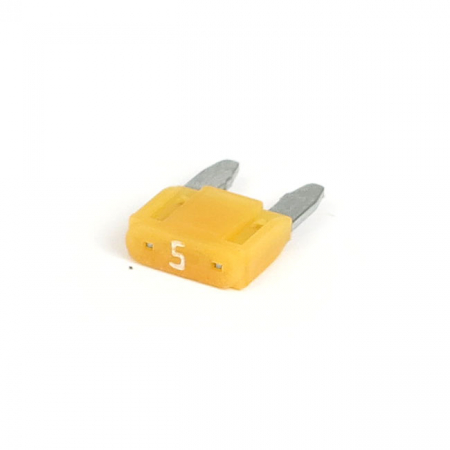 Mini fuse with LED indicator. Tan, 5A