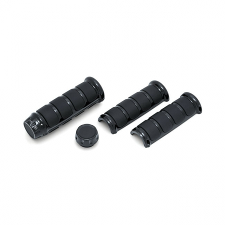 Kuryakyn, ISO grip covers for OEM heated grips. Black