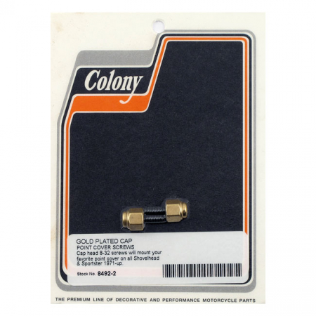 COLONY POINT COVER SCREWS, CAP STYLE