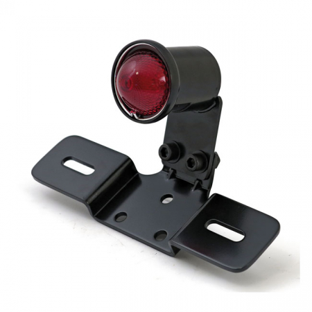 Old School LED taillight, Type 3. Black. Red lens
