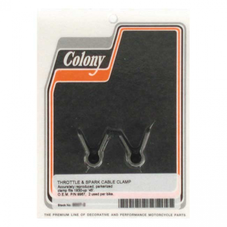COLONY THROTTLE & SPARK CABLE CLAMP