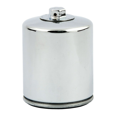 ÖLJYNSUODATIN KROMI EVO BT K&N, MUTTERI PÄÄDYLLÄ. OIL FILTER, CHROME