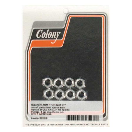 POISTUNUT, KÄYTÄ 929724 - COLONY FLEX NUT PANHEAD ROCKER STUDS