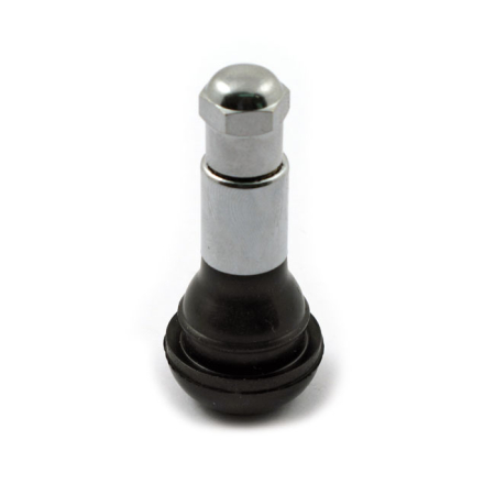 PRESS-IN TUBELESS VALVE STEM. ACORN CAP