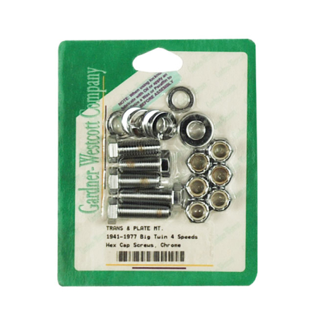 GW, TRANSMISSION MOUNT KIT, HEX HEAD. CHROME HARDWARE KIT TO MOUNT THE