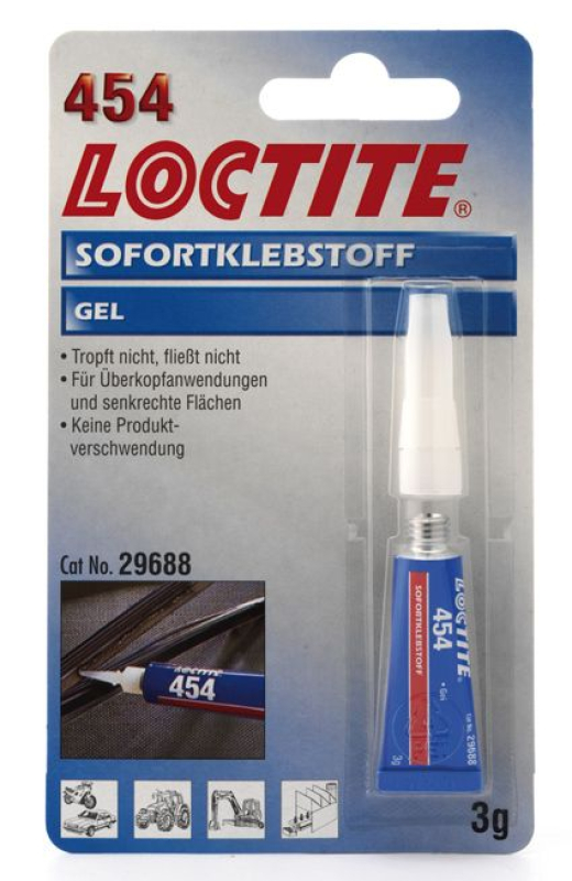 LOCTITE 454 QUICK GEL SUPER GLUE - 3GR 690037