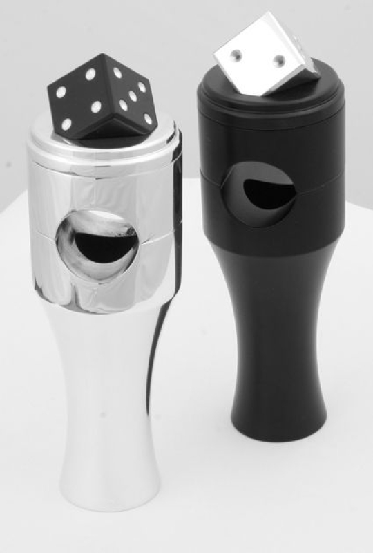 HKC SPRINGER RISER DICE  4" BLACK PAIR 683465