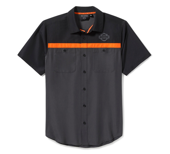 MIESTEN H-D KAULUSPAITA TECH VENTED 96736-25VM
