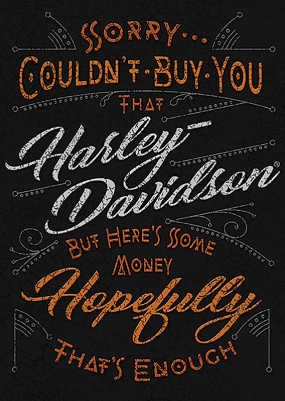 H-D HERE´S SOME MONEY GIFT CARD HDL-20084