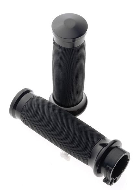 KAHVAKUMIT BILLET/RUBBER BLACK ANODIZED CONTOURED 1973-UP 610381