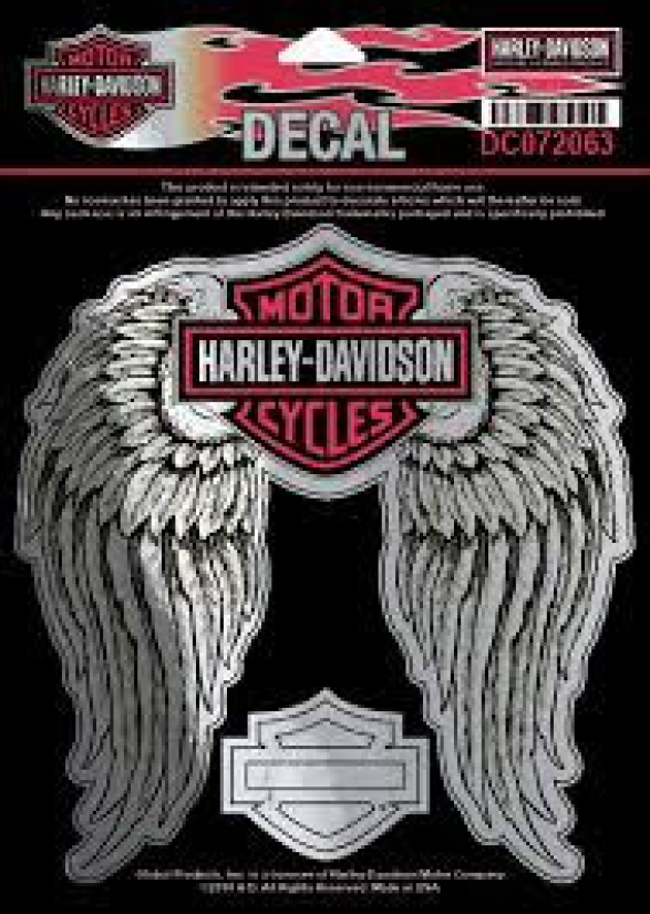 H-D TARRA WINGED BAR & SHIELD MD 5 1/2" W X 5 3/4" H DC072063
