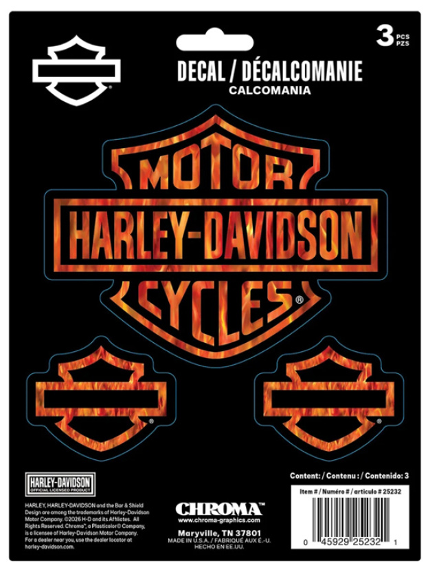H-D TARRA B&S FLAMES CG25232