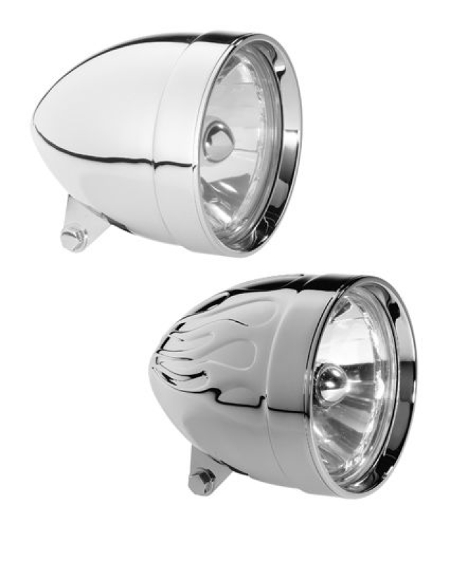 SMOOTH 5 3/4" HEADLIGHT HOUSING, CHROME 634006