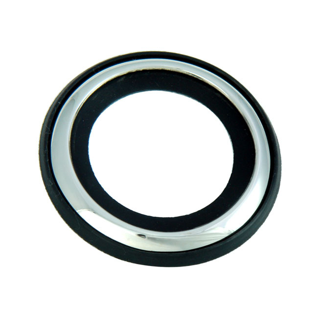 PAINT PROTECTOR TRIM RING, FUEL TANK POLISHED STAINLESS STEEL. CHROME 503052