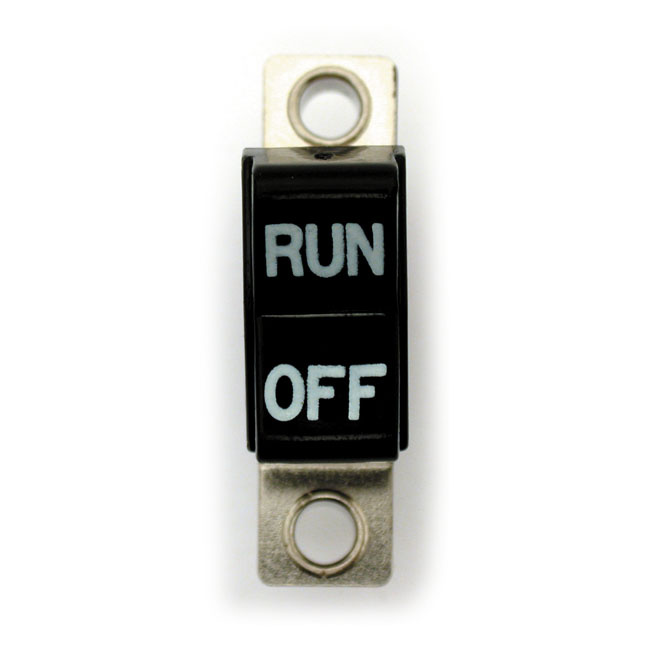 HANDLEBAR ROCKER SWITCH, RUN/OFF. BLACK 516055