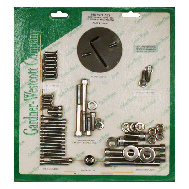 MOTOR SCREW SETS, CHROME ALLEN 517885