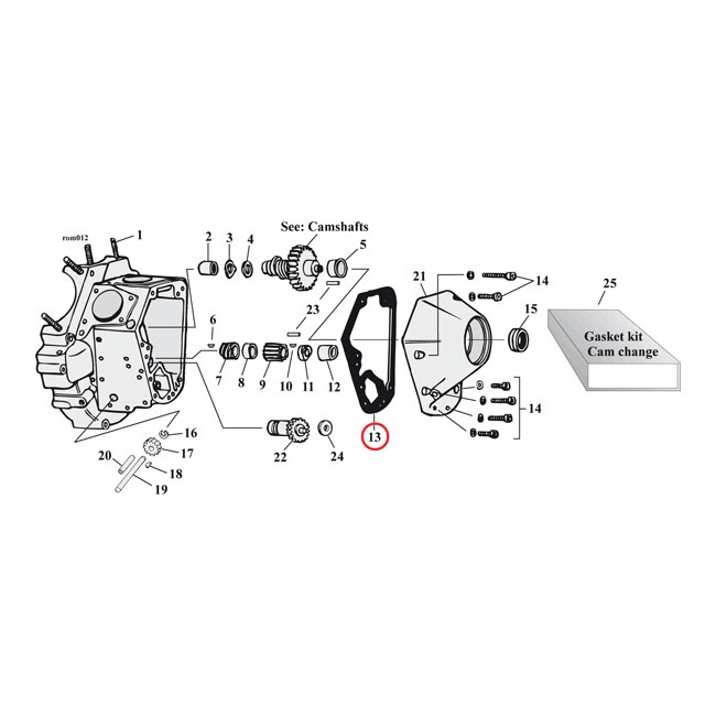 COMETIC, CAM COVER GASKETS. .032" AFM .032" THICK AFM (ALUMINUM FOAMET 561497