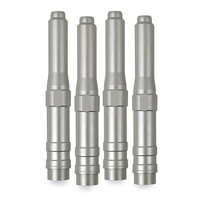 DIPPERT, 91-03 XL ALUMINUM PUSHROD COVER SET. SILVER SILVER ANODIZED. 570003