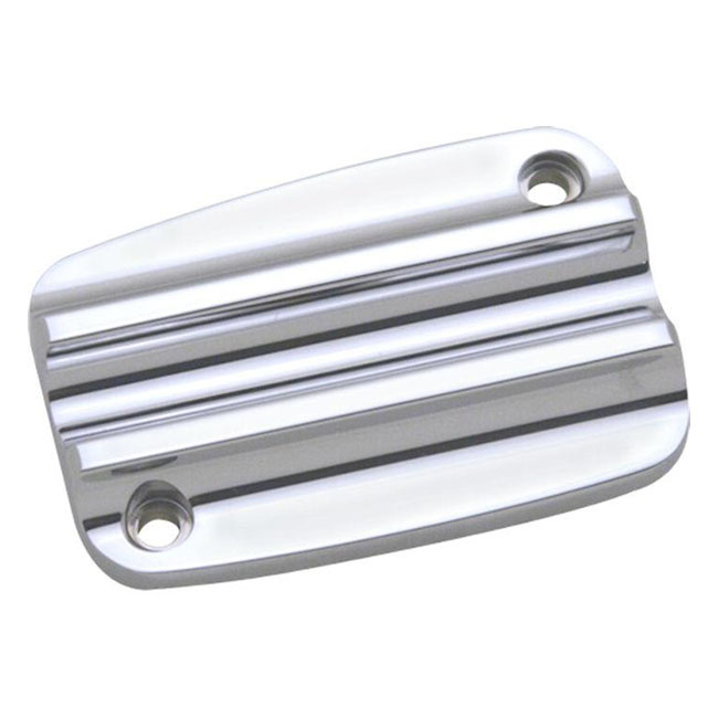 COVINGTONS HANDLEBAR MASTER CYLINDER COVER, CHROME FRONT BRAKE MASTER 572228