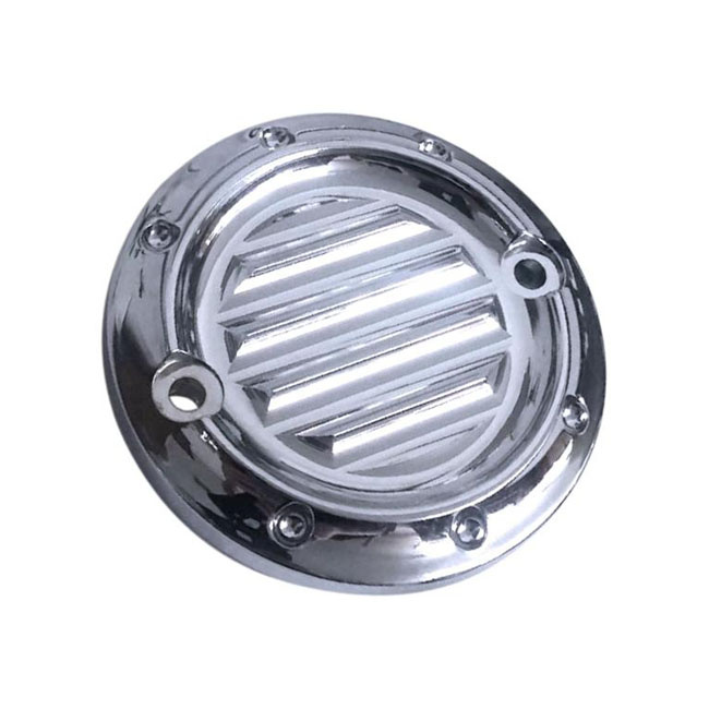 COVINGTONS, POINT COVER. DIMPLED, CHROME CNC MACHINED BILLET ALUMINUM. 572240