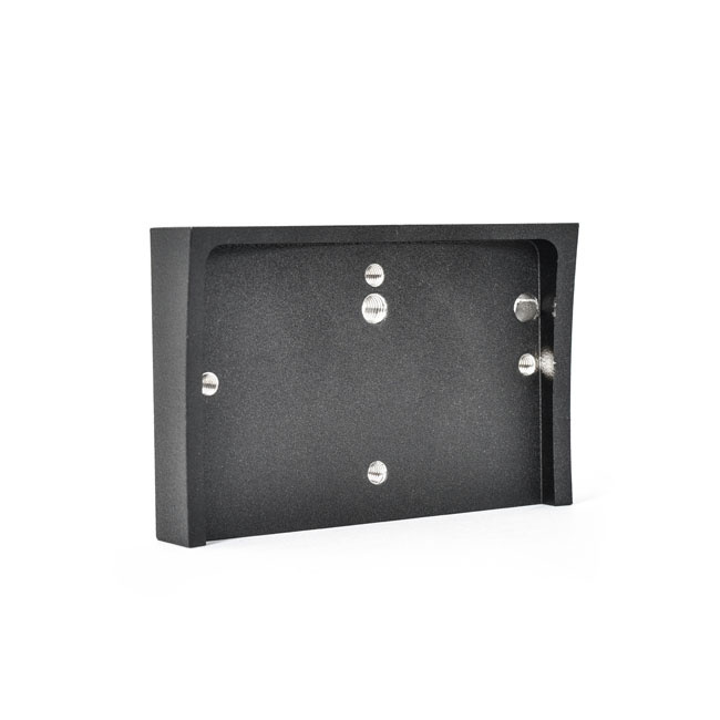 KILLER CUSTOM, UNIVERSAL FENDER LICENSE PLATE HOLDER BRACKET BLACK ANO 575494