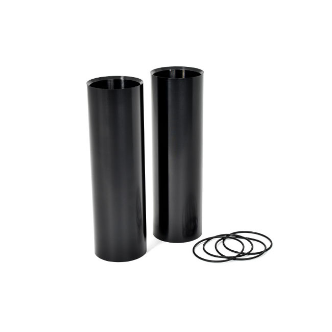 KILLER CUSTOM, ''AGGRESSOR'' UPPER FORK COVER SET. BLACK BLACK ANODIZE 575502