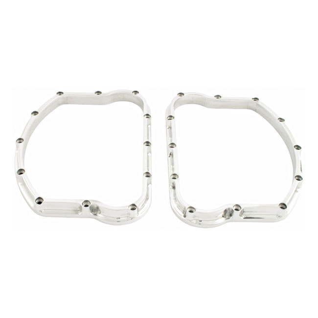 PAUGHCO, PANHEAD ''SCULPTED'' D-RINGS. POLISHED POLISHED. CNC MACHINED 902917