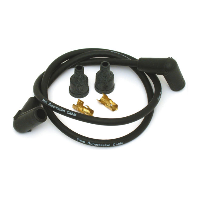 7MM SPARK PLUG WIRE SET, BLACK 904670