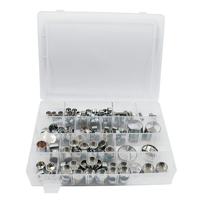 SMOOTHTOPPS, PUSH-ON COVER KIT COMPLETE BIKE KIT; CHROME. SMOOTHTOPPS 905116
