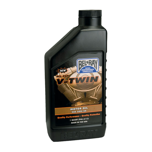 MOOTTORIÖLJY BEL-RAY MINERAL, V-TWIN 20W-50 1QT (946ML) 912001