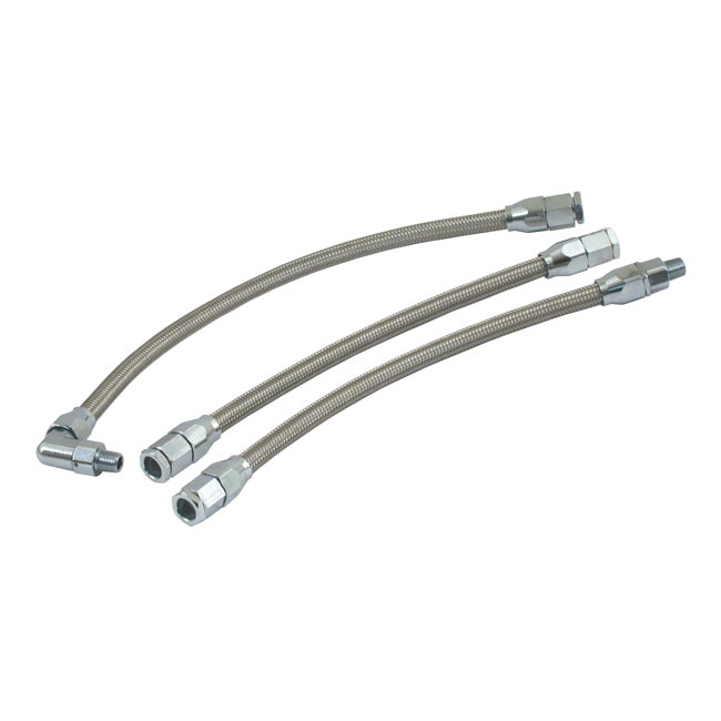 ÖLJYLETKUSARJA, SOFTAIL 1992-2001, GOODRIDGE, BRAIDED OIL LINE KIT 921847