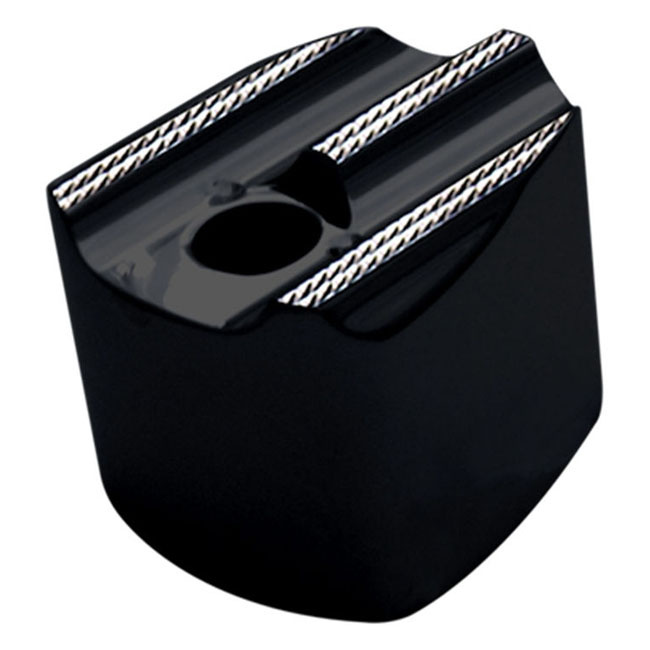 COVINGTONS, TOURING FINNED IGNITION SWITCH COVER. BDC BDC (BLACK DIAMO 953942
