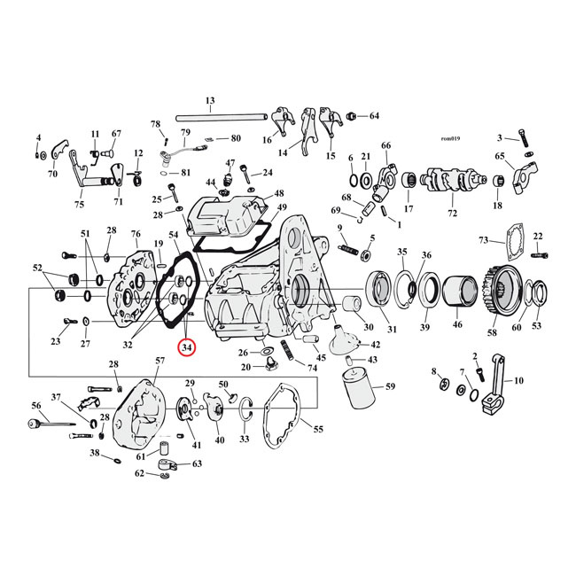 JIMS RETAINING RINGS, TRANSMISSION/FRONT WHEEL BEARING OEM REPLACEMENT 961359