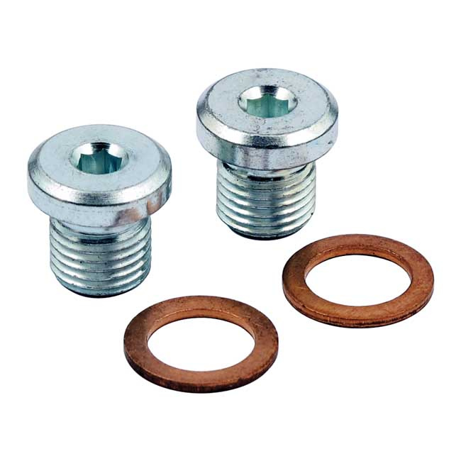 VANCE & HINES, 12MM O2 SENSOR PLUG SET. ZINC. 981823