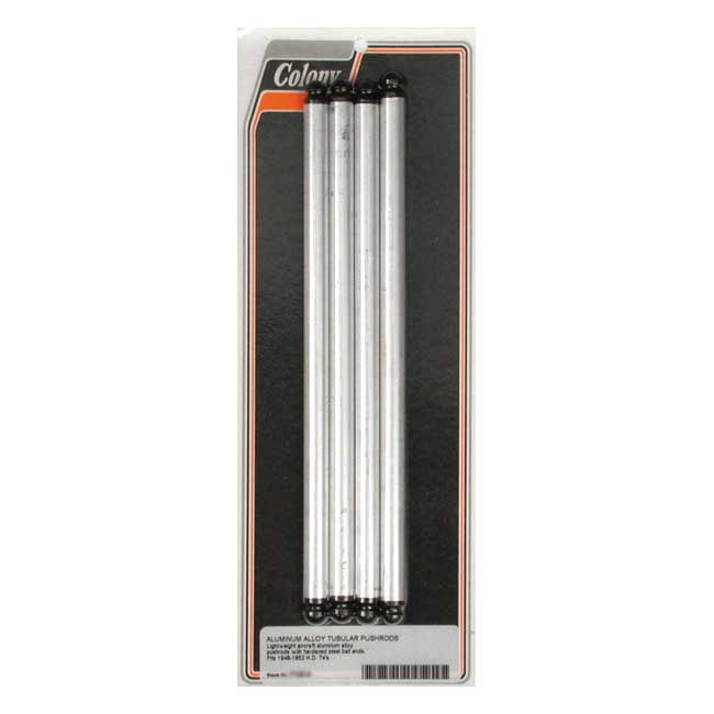 COLONY, 74" PAN ALUMINUM NON-ADJ. PUSHROD SET 989346