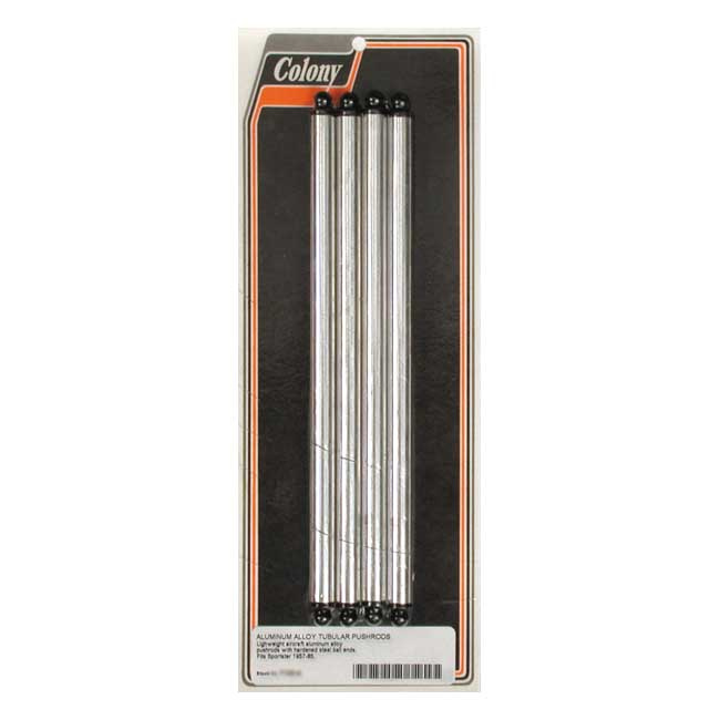 COLONY, 57-85 XL ALUMINUM NON-ADJ. PUSHROD SET 989347